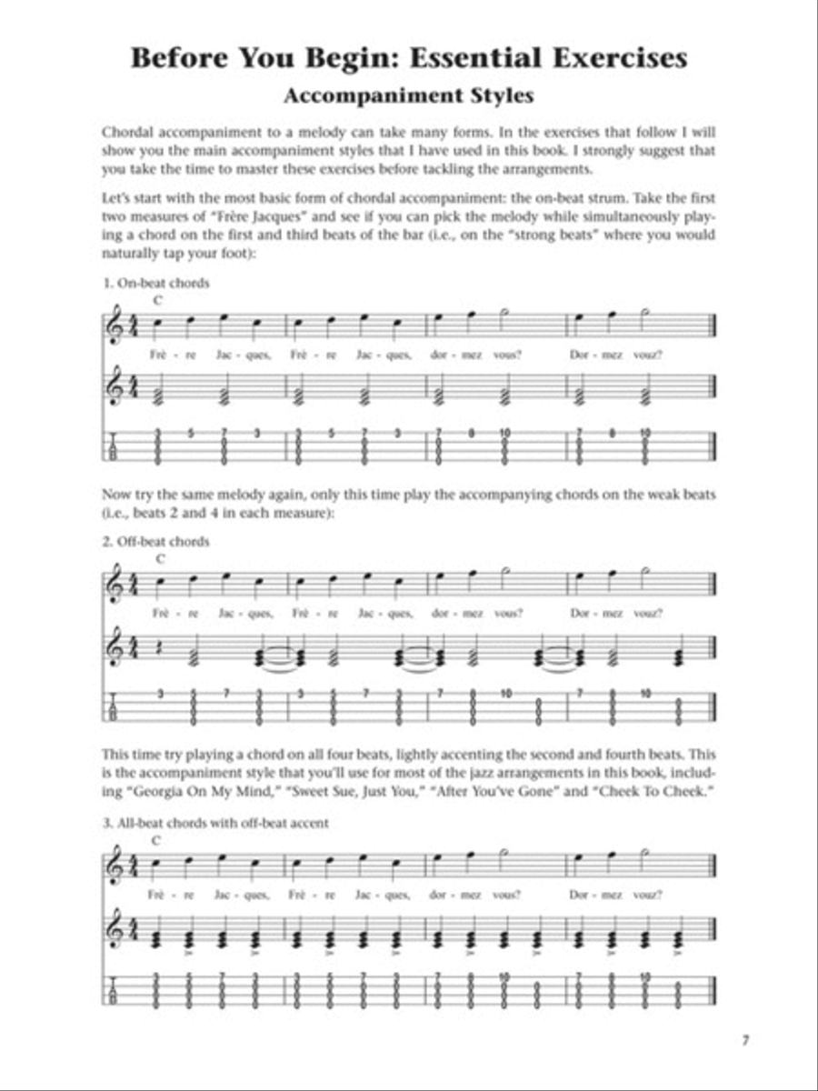 Jumpin' Jim's Ukulele Masters: James Hill Guitar Tablature scores gallery preview page 4