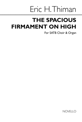 Book cover for The Spacious Firmament on High