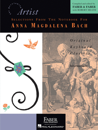 Book cover for Selections from the Notebook for Anna Magdalena Bach
