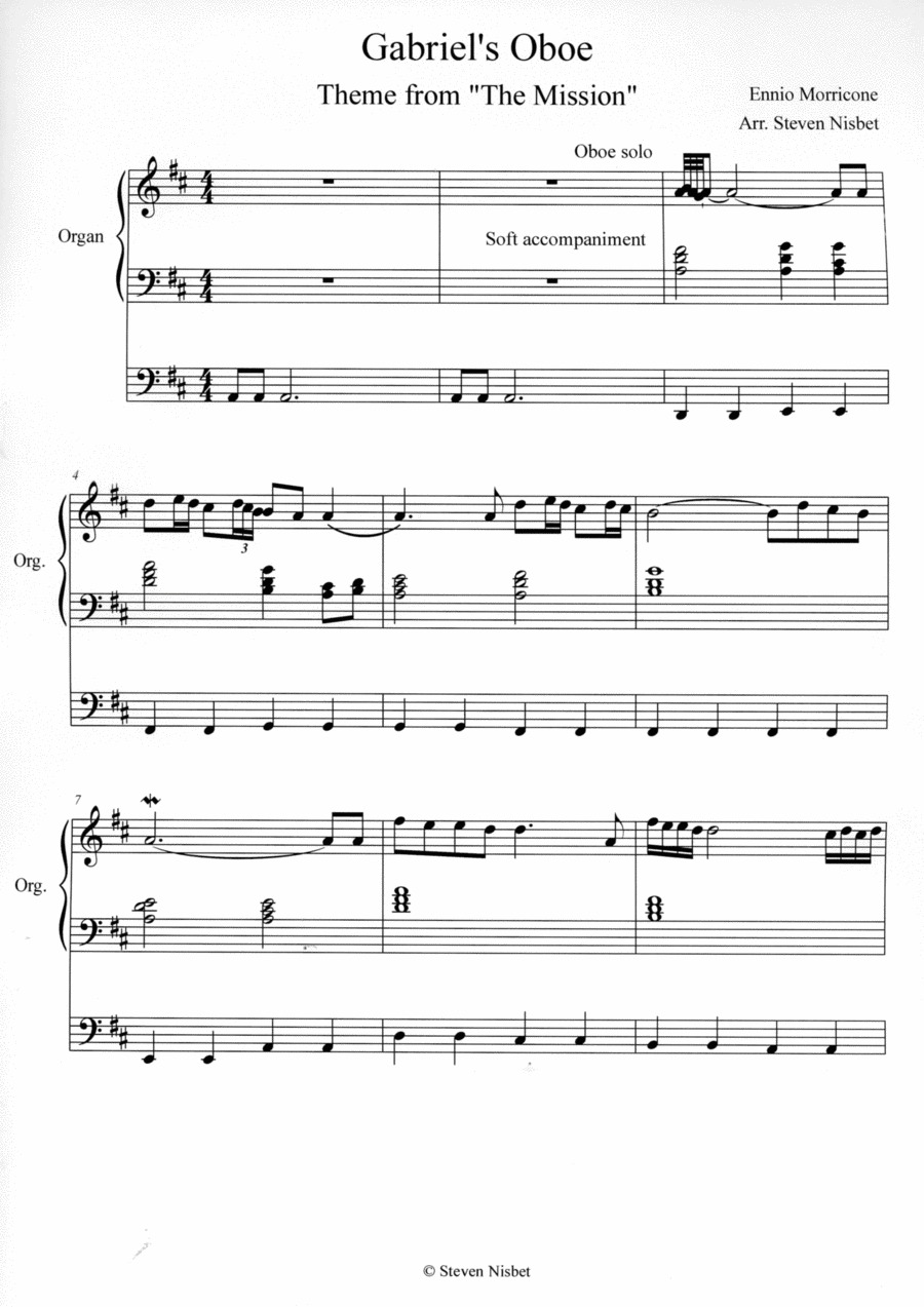 Book cover for Gabriel's Oboe