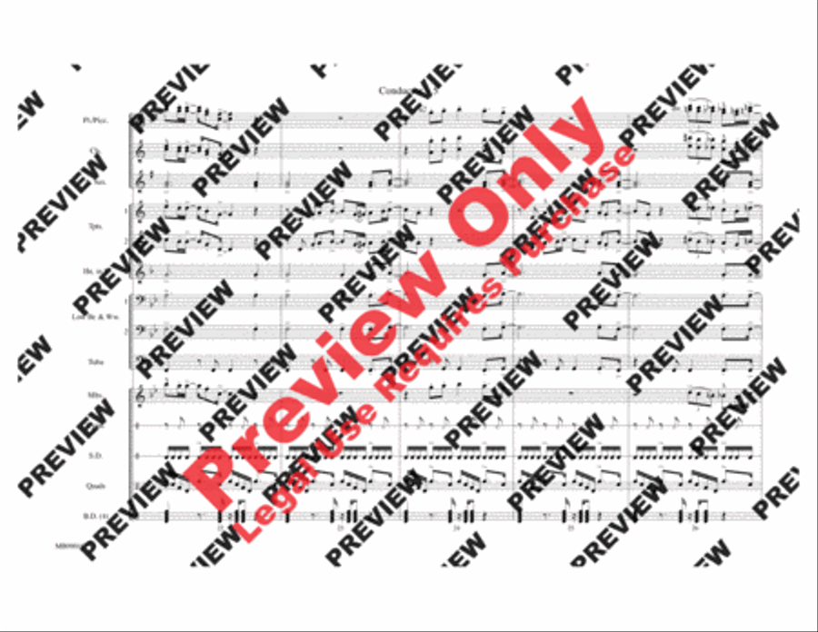 Conga Conga Marching Band scores gallery preview page 13