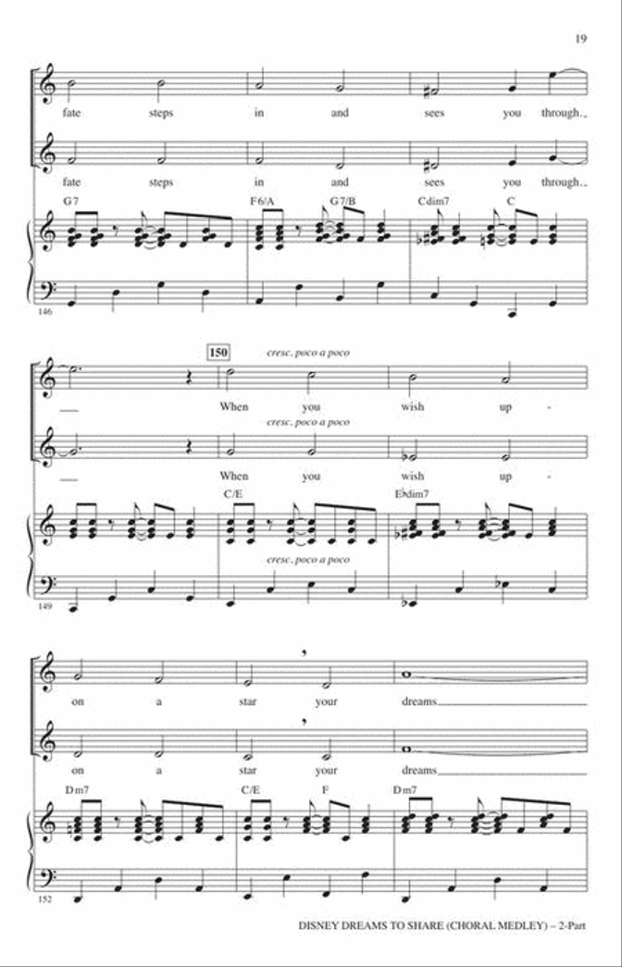 Disney Dreams to Share Disney Dreams to Share 2-Part scores gallery preview page 7