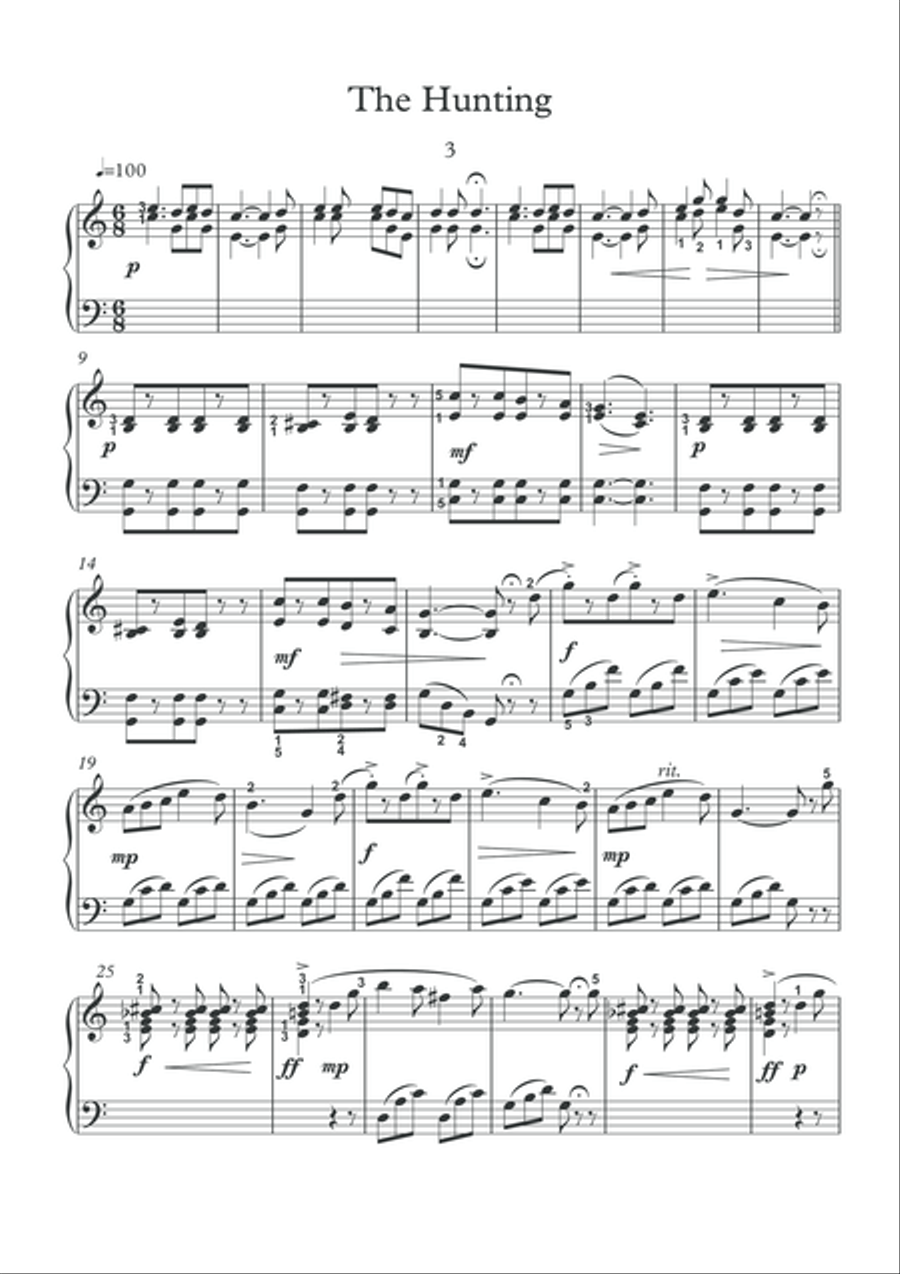 Magazine Musical Selected Early intermediate Piano Piano Solo scores gallery preview page 6