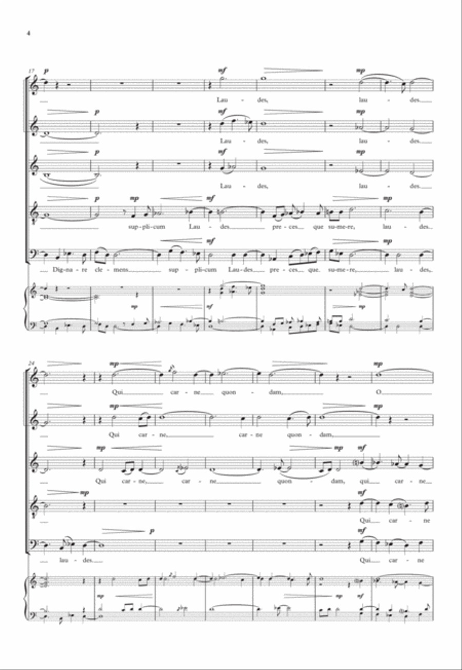 O nata lux O nata lux SSATB scores gallery preview page 3