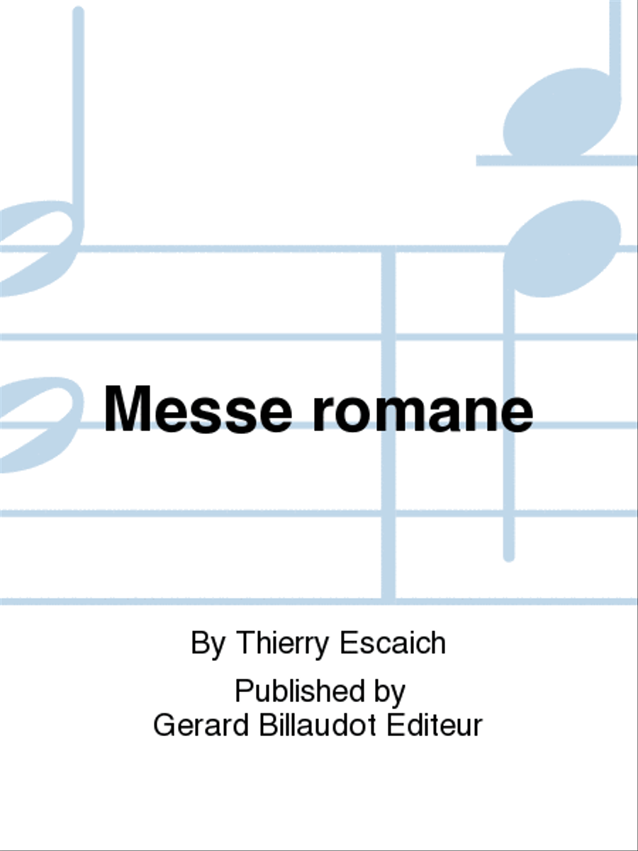 Messe romane Choir scores gallery preview page 1