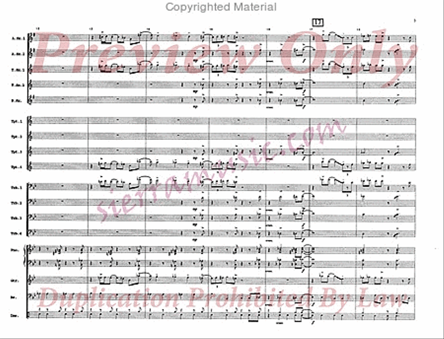 Keystone Shuffle Big Band scores gallery preview page 4