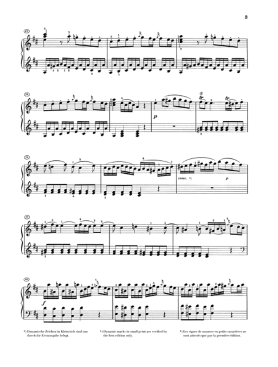Wolfgang Amadeus Mozart – Piano Sonata in D Major, K. 284 (205b) Piano Solo scores gallery preview page 3