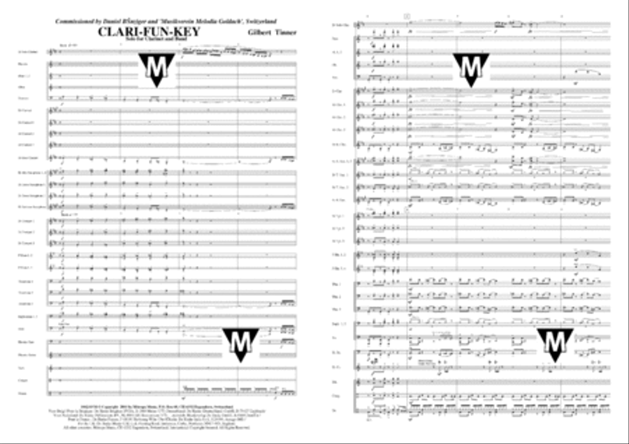 Clari-Fun-Key Clari-Fun-Key Concert Band scores gallery preview page 2