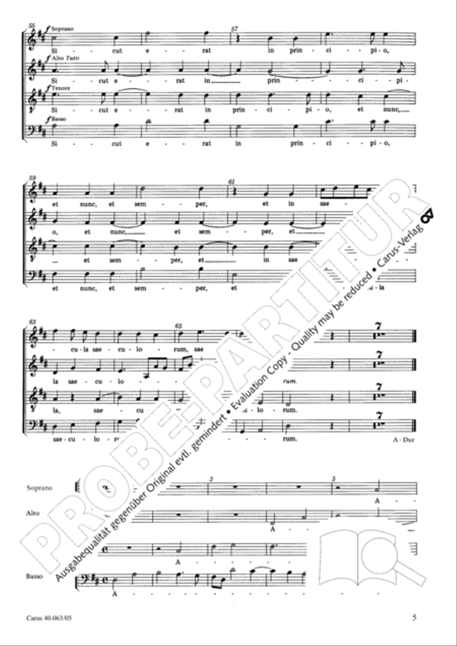 Magnificat in D Magnificat in D SA scores gallery preview page 6
