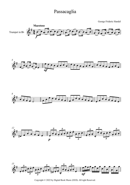 Passacaglia - George Frideric Handel (Trumpet)