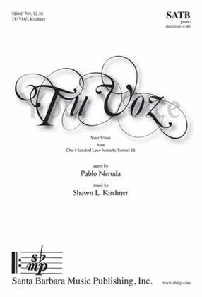 Book cover for Tu Voz - SATB Octavo