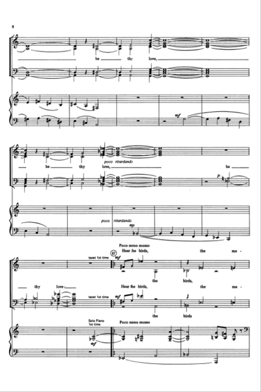 Love's Answer (from Concerto) Divisi scores gallery preview page 7