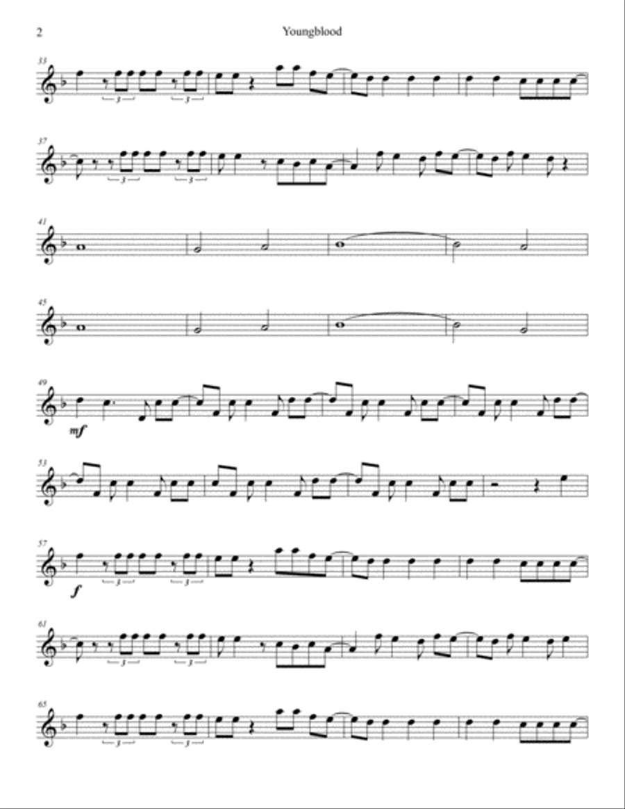 Youngblood Youngblood Brass Ensemble scores gallery preview page 2