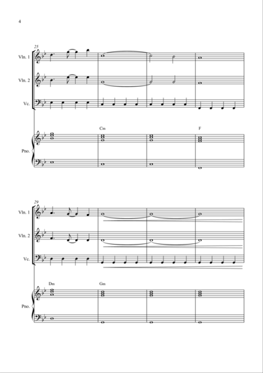 Now We Are Free Now We Are Free String Trio scores gallery preview page 4