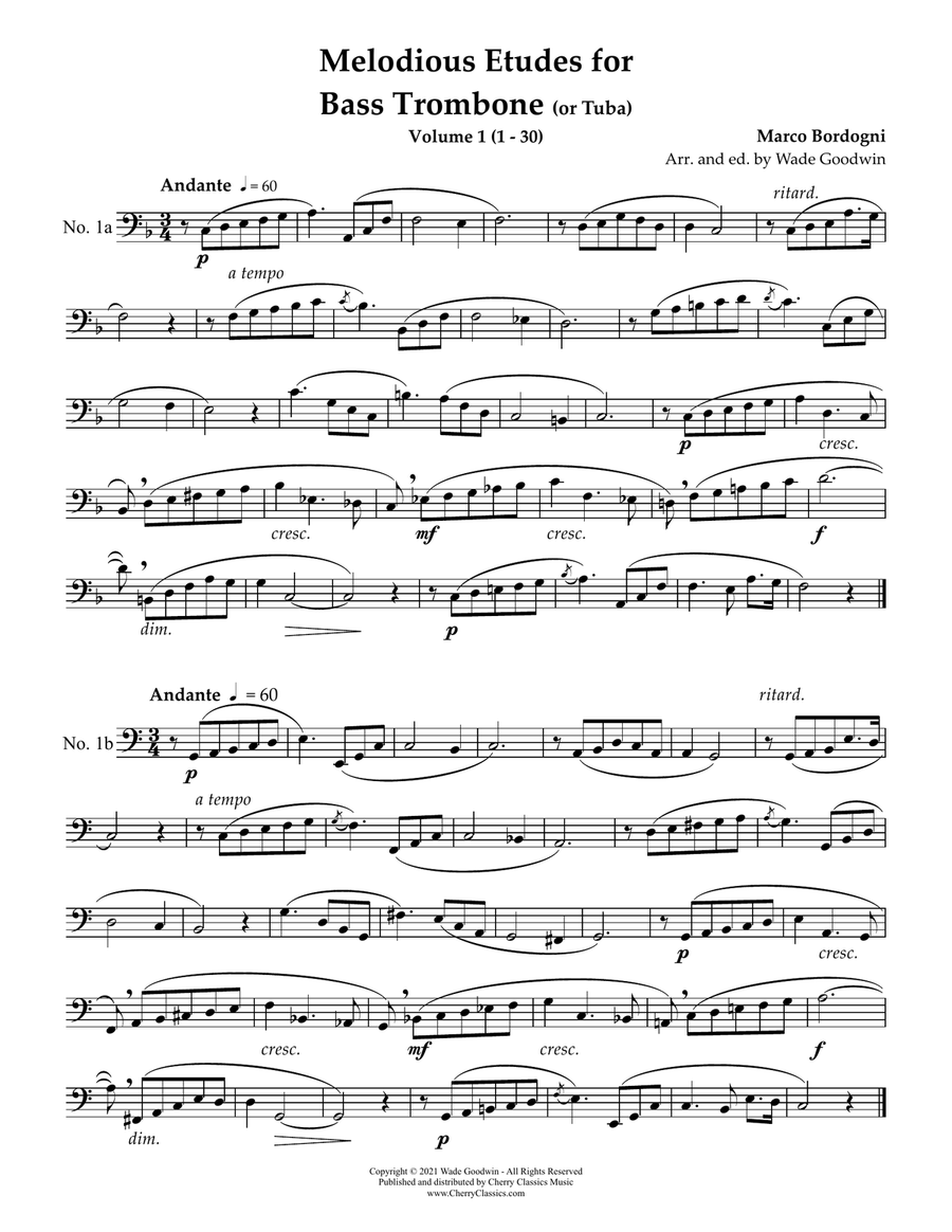 Melodious etudes for trombone cheap