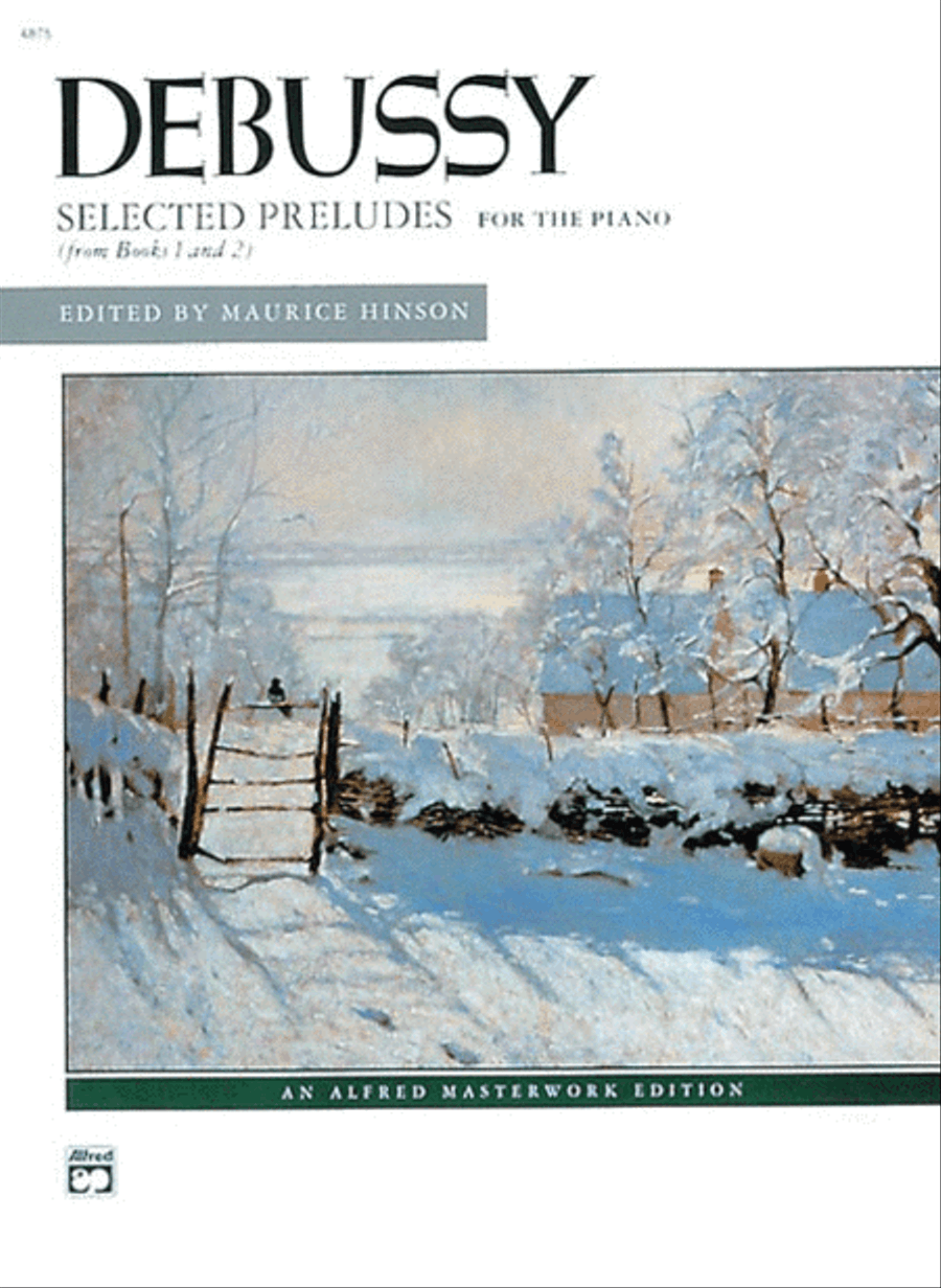 Debussy: Selected Preludes (from Books 1 and 2) Piano Solo scores gallery preview page 1