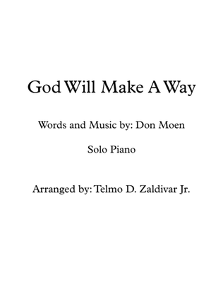 Book cover for God Will Make A Way