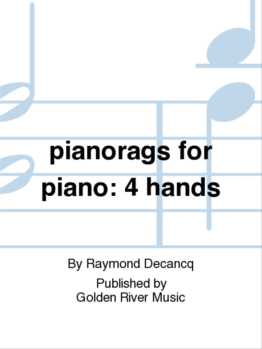 pianorags for piano: 4 hands