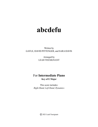 Book cover for Abcdefu
