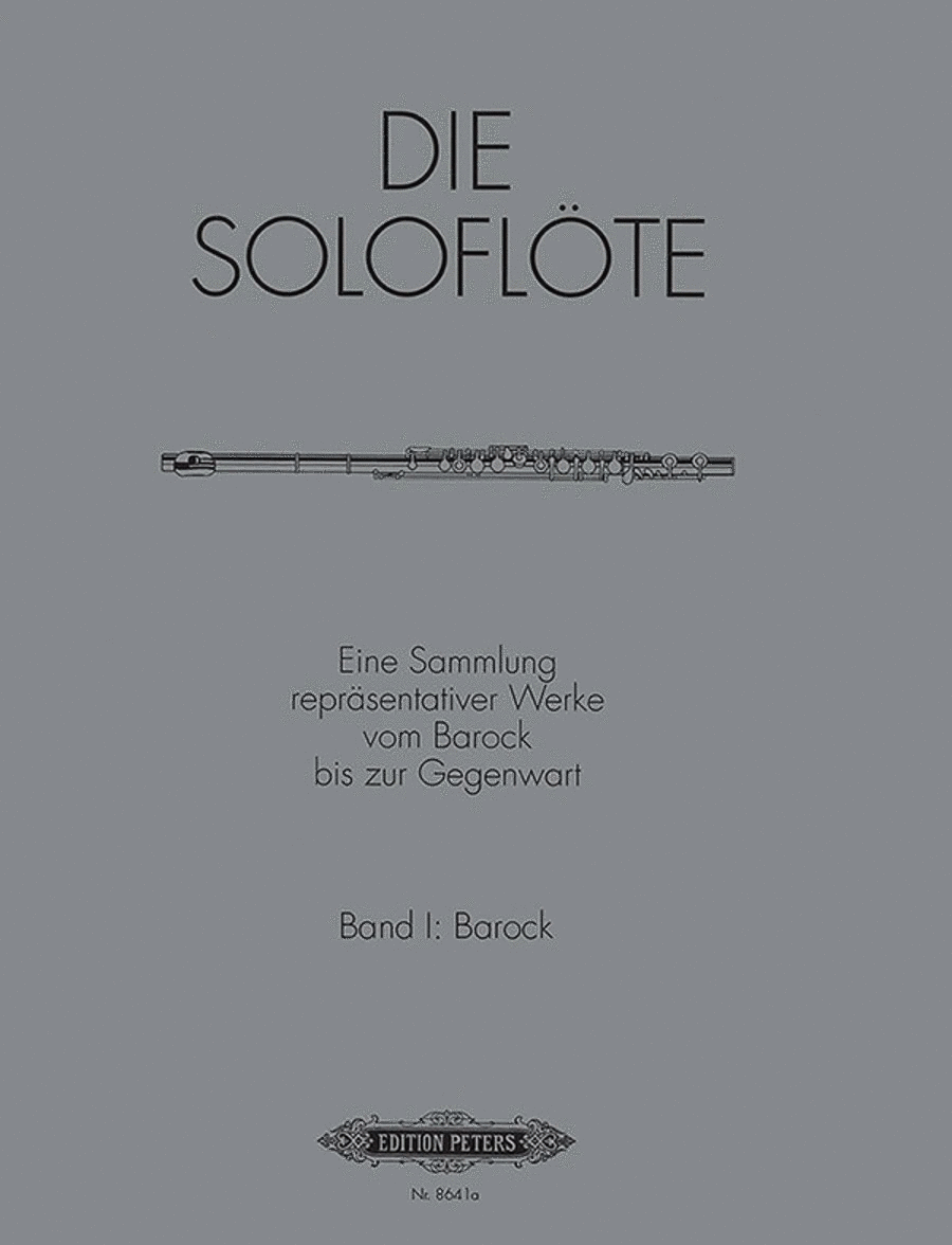 The Solo Flute -- Selected Works from the Baroque to the 20th Century Flute Solo scores gallery preview page 1