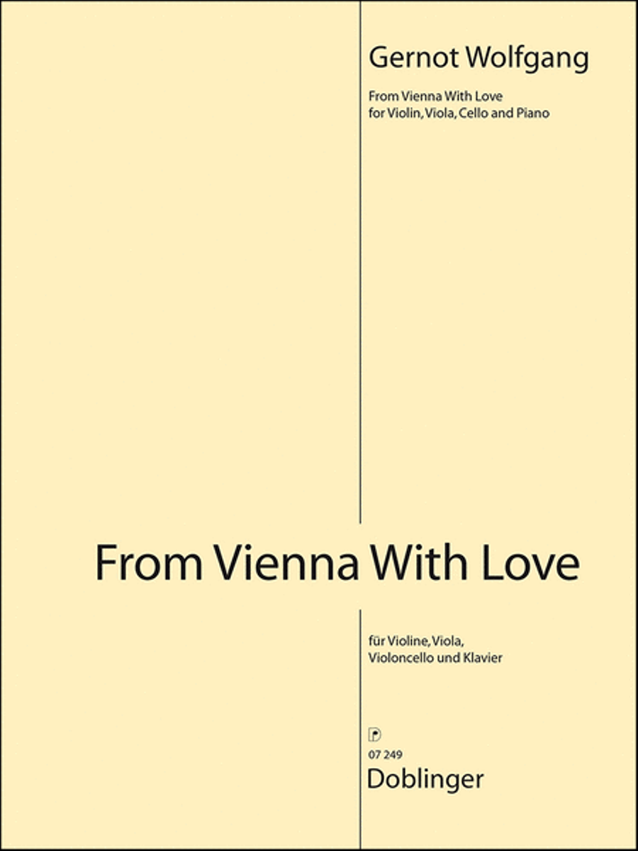 From Vienna With Love Cello scores gallery preview page 1