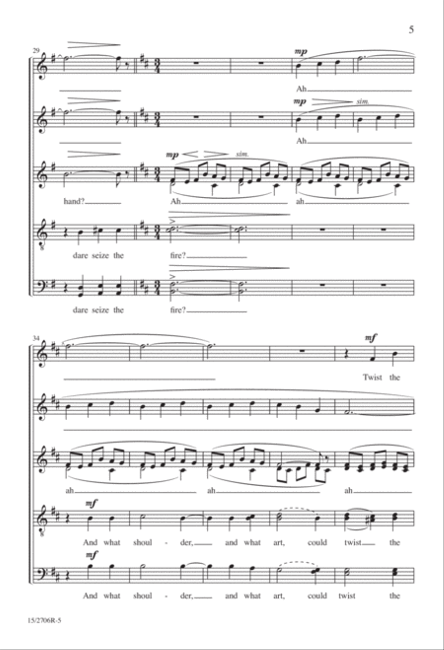 The Tyger The Tyger Divisi scores gallery preview page 6