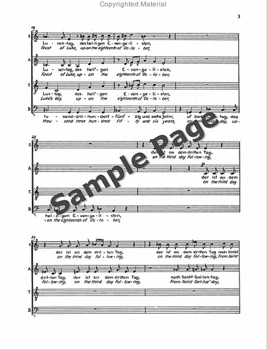 Der Tod Zu Basel Vocal Score 4-Part scores gallery preview page 6