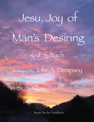 Jesu, Joy of Man's Desiring (Trombone Trio)