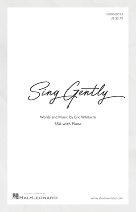 Book cover for Sing Gently