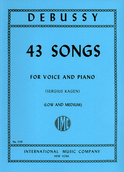 43 Songs. Medium & Low (Transposed From The High Volume). (F. & E.)