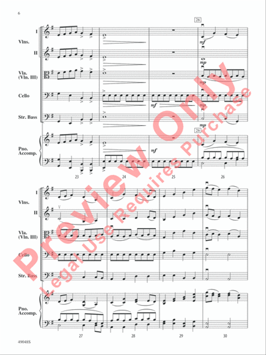 Anaconda String Orchestra scores gallery preview page 7