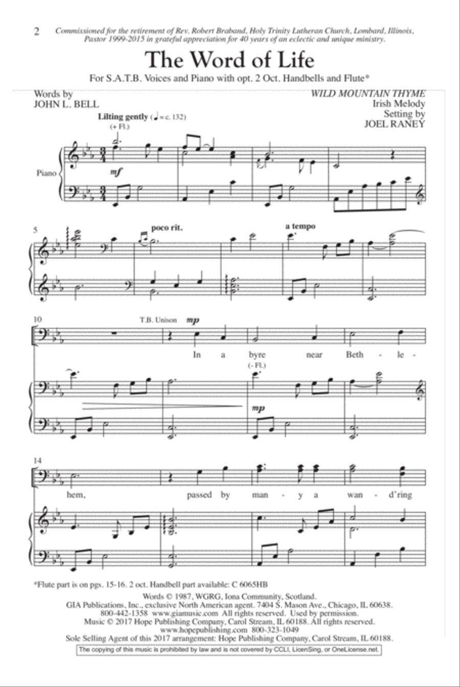 The Word of Life 4-Part scores gallery preview page 2