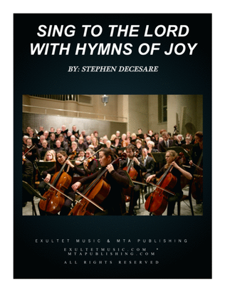 Book cover for Sing To The Lord With Hymns Of Joy