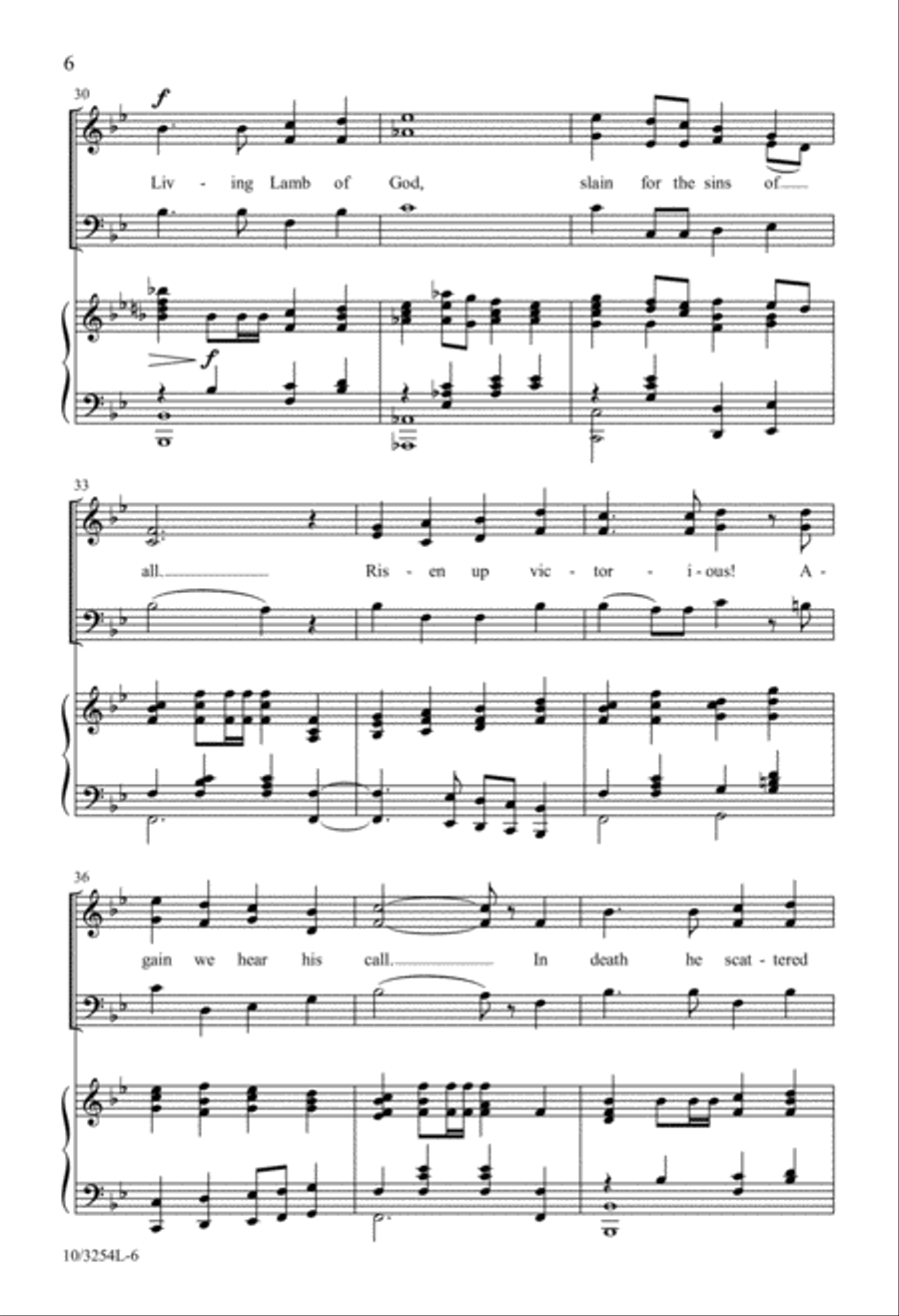 Living Lamb of God! Living Lamb of God! 3-Part scores gallery preview page 6