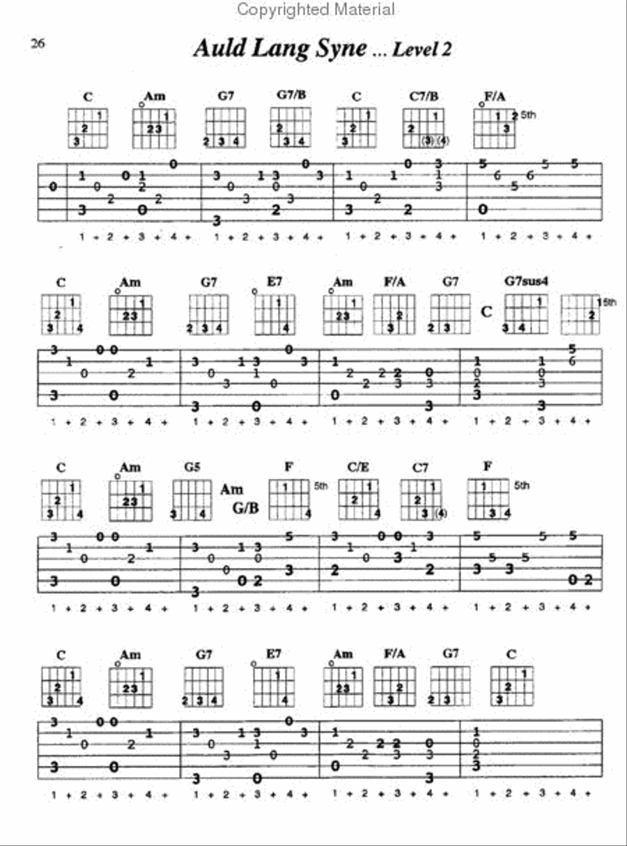 Christmas Fingerstyle Guitar Electric Guitar scores gallery preview page 2