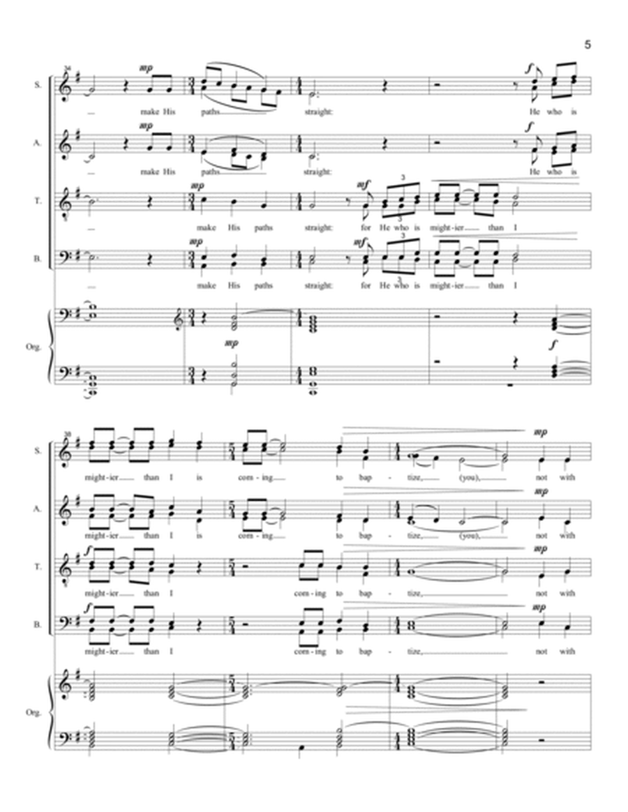 Prepare the Way of the Lord (SATB divisi) image number null