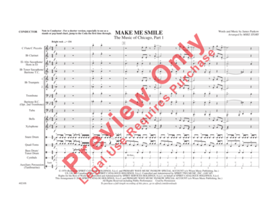 Make Me Smile Marching Band scores gallery preview page 2