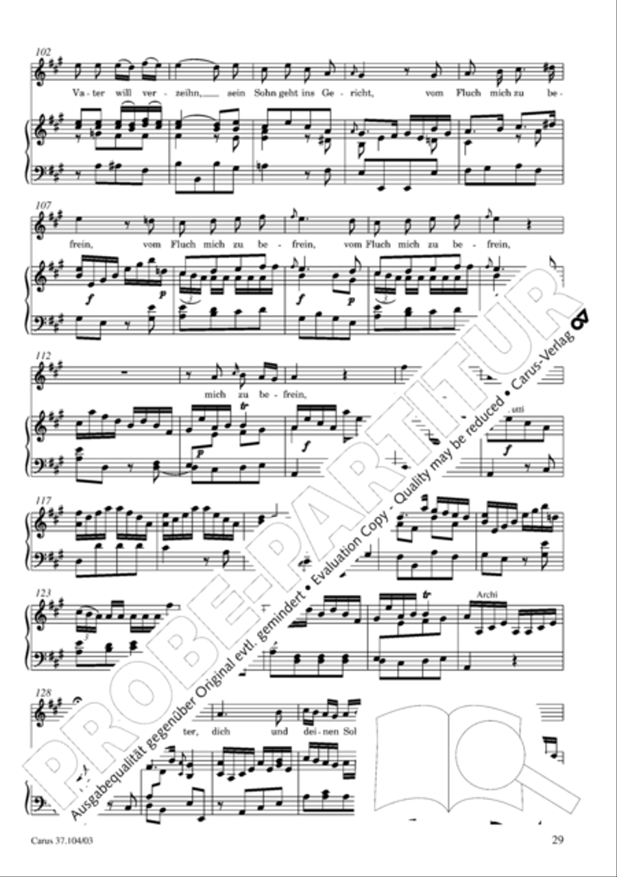 Ein Lammlein geht und tragt die Schuld 4-Part scores gallery preview page 30