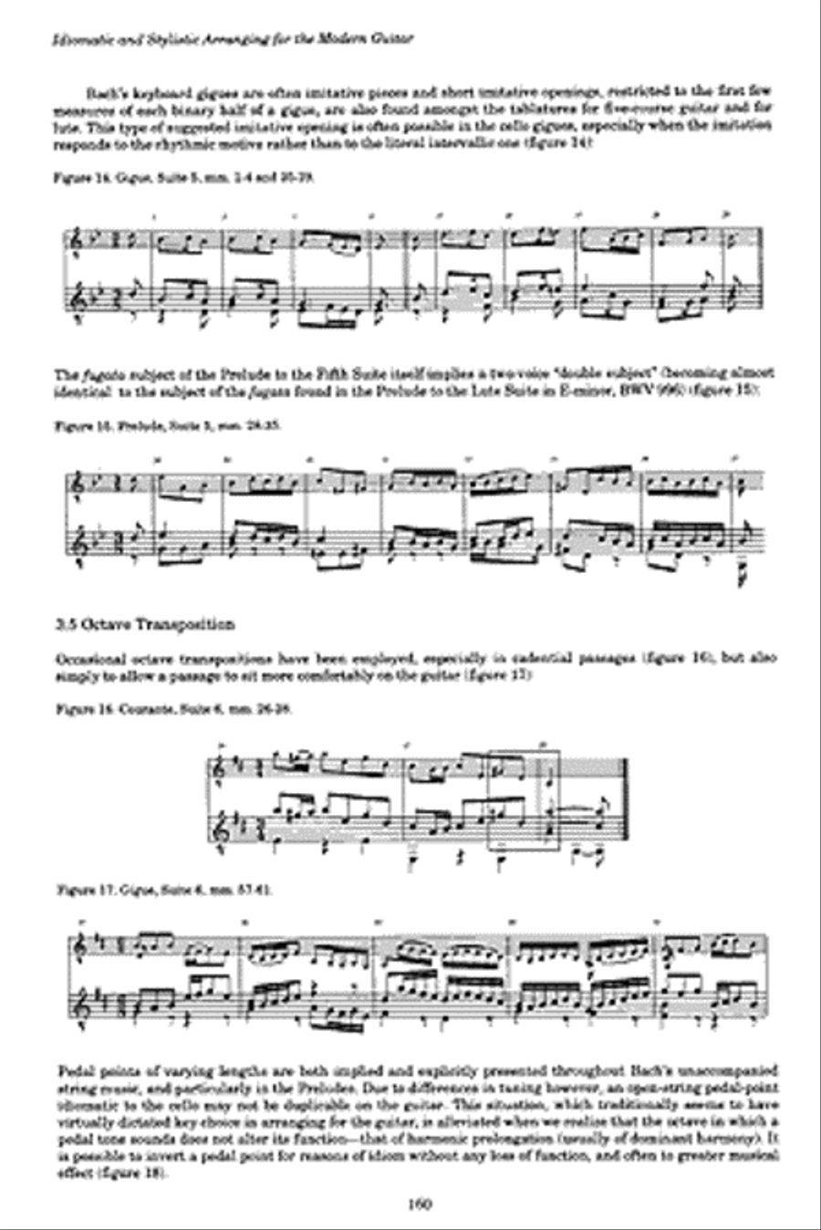 J. S. Bach: Six Unaccompanied Cello Suites Arranged for Guitar Cello scores gallery preview page 4