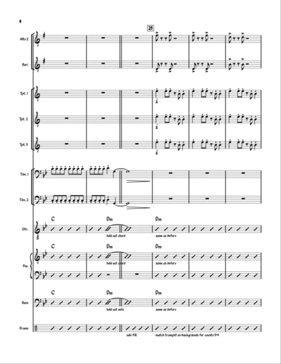 Badtameez Dil Jazz Ensemble scores gallery preview page 4
