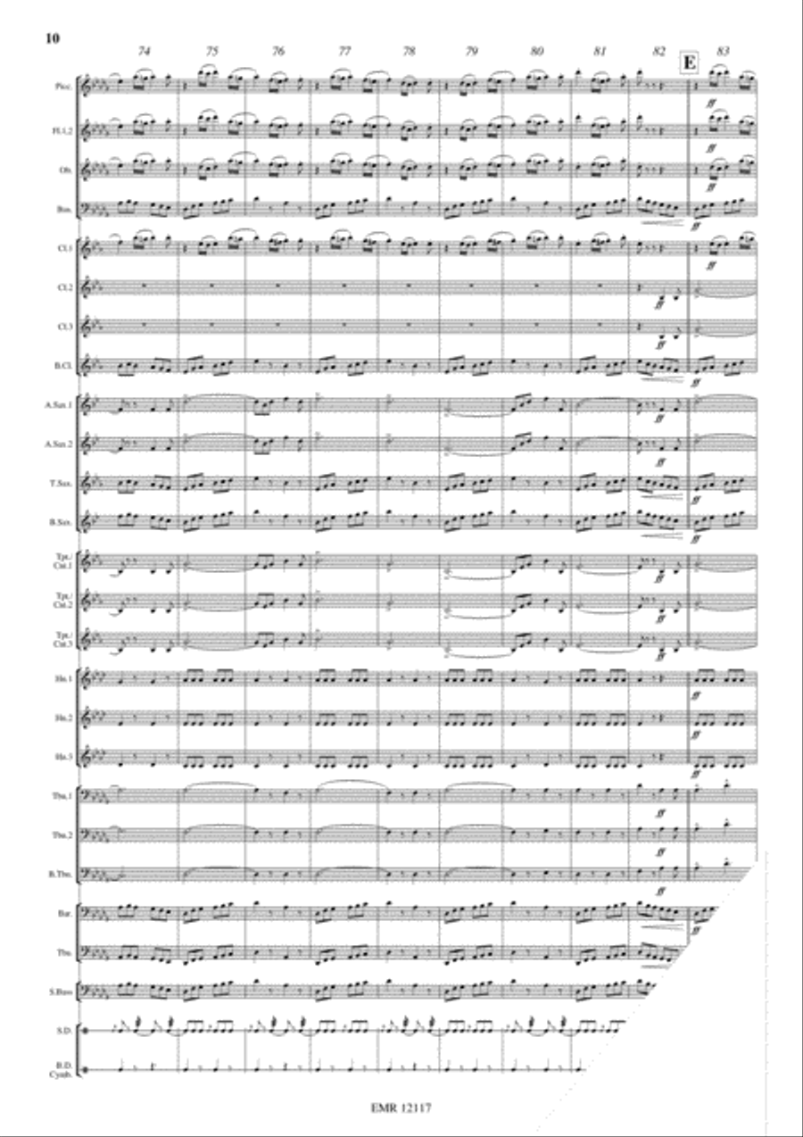 Semper Fidelis Concert Band scores gallery preview page 10