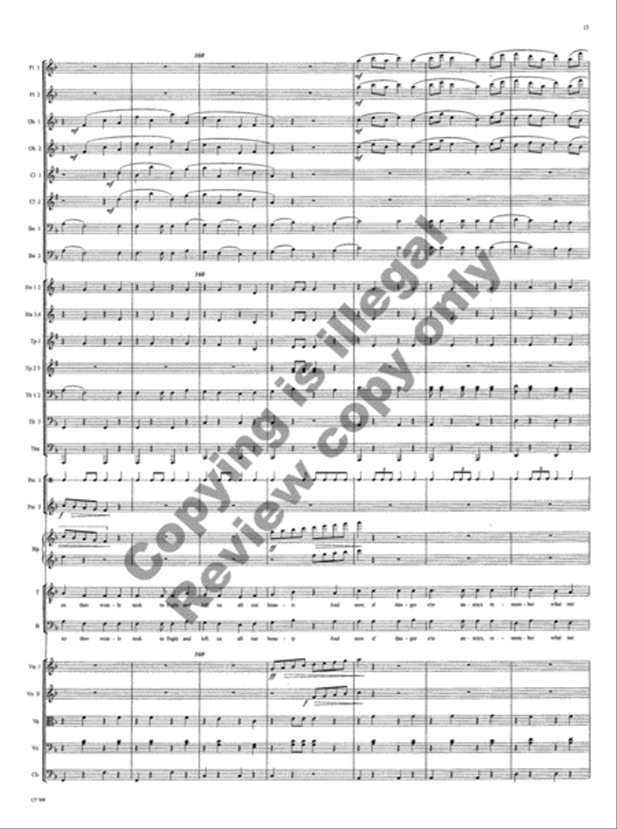 American Folk Song Suite (Orchestra Score) Choir scores gallery preview page 18