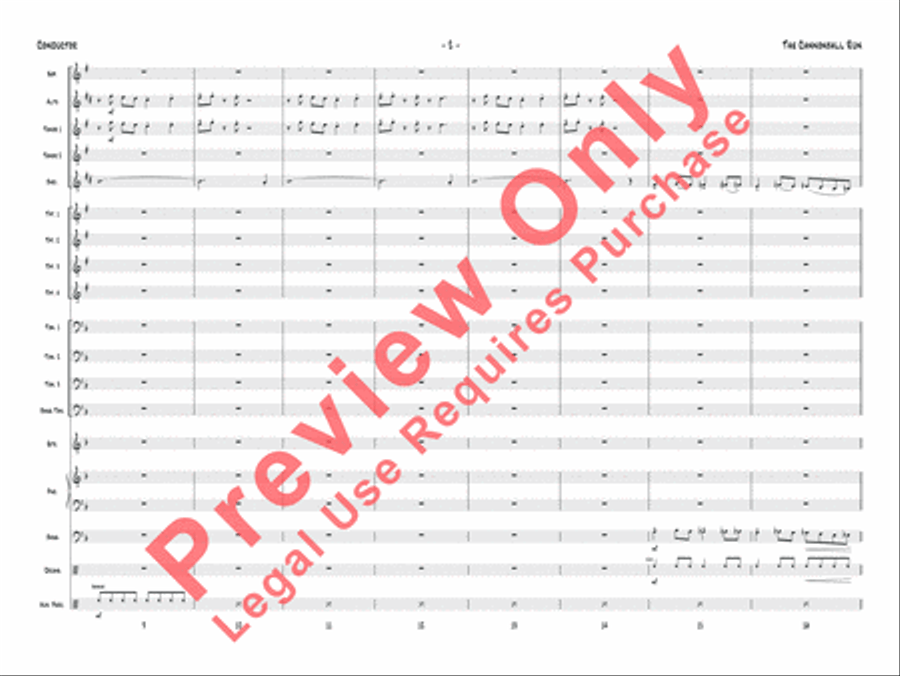 The Cannonball Run Jazz Ensemble scores gallery preview page 3