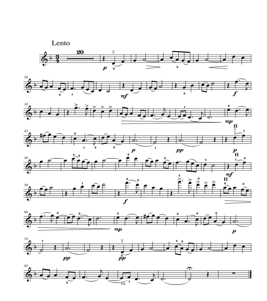 Sonata in F for Violin and Piano