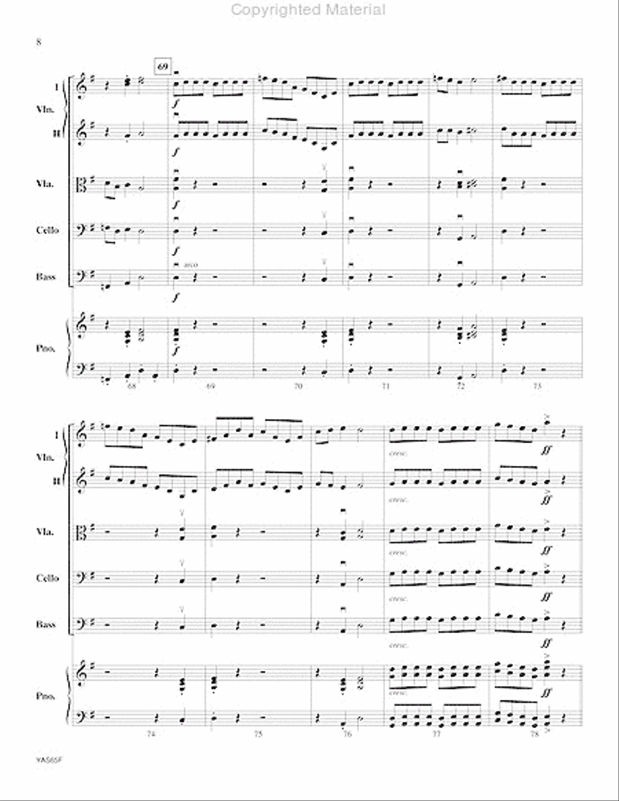 Fiddle Somethin' String Orchestra scores gallery preview page 9