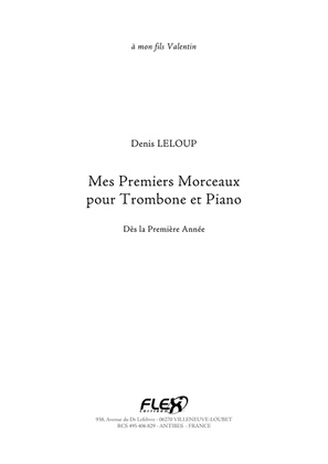 Book cover for Mes Premiers Morceaux pour Trombone et Piano