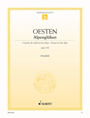Book cover for Sunset on the Alps, Op. 193