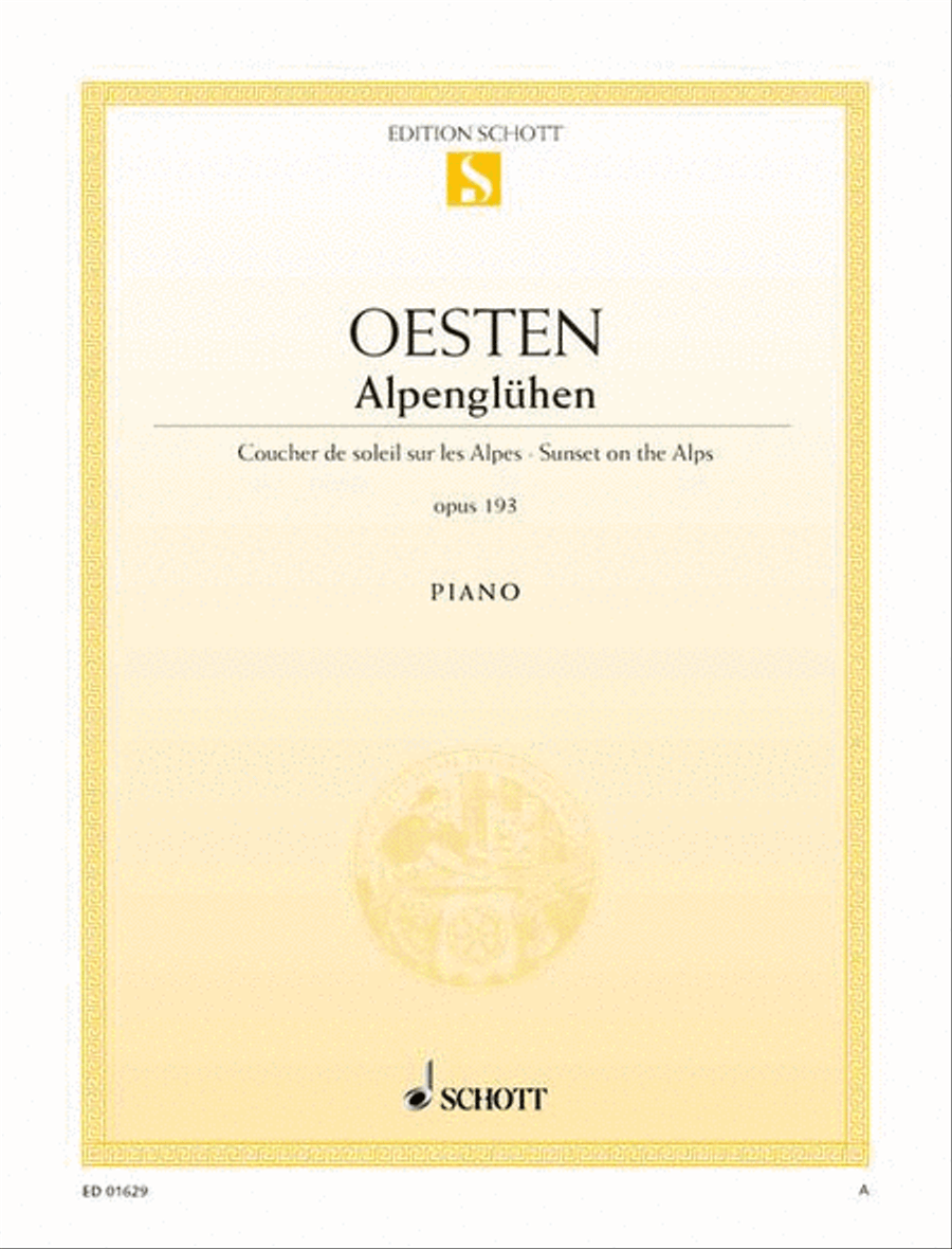 Sunset on the Alps, Op. 193