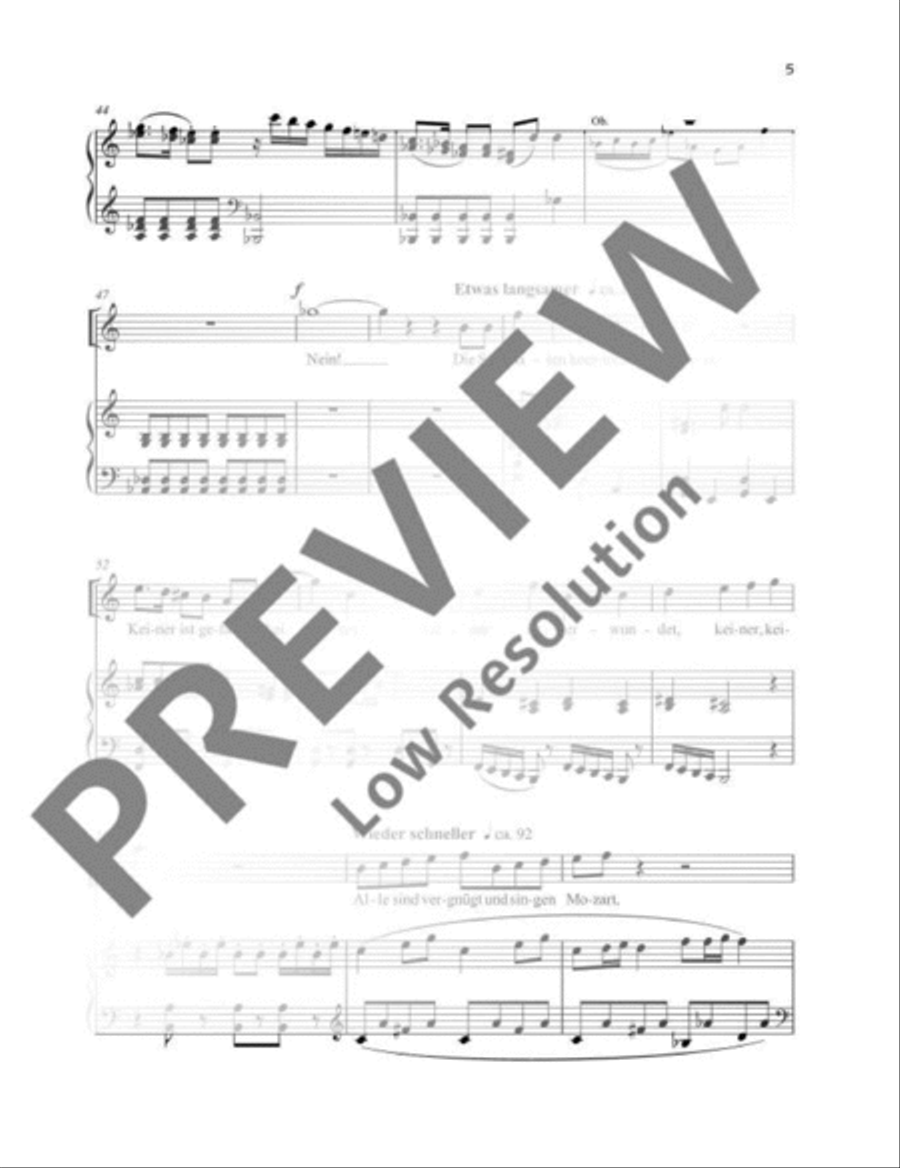 Untergangssextett Oboe scores gallery preview page 17