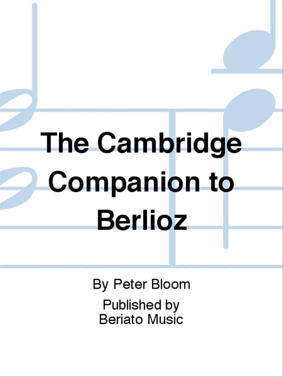 The Cambridge Companion to Berlioz School and Community scores gallery preview page 1